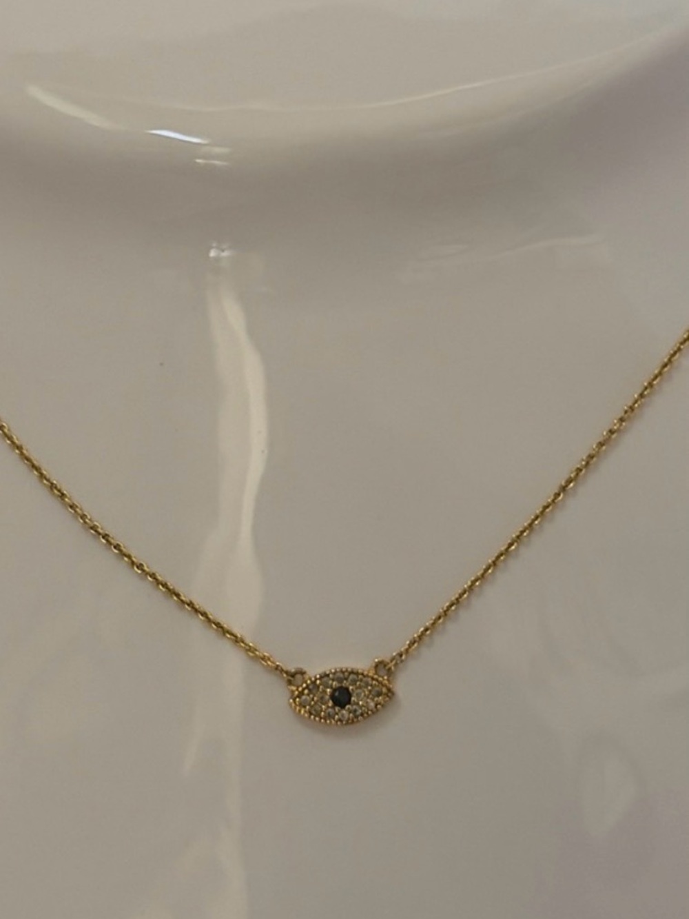 Gorjana Gold Evil Eye Necklace